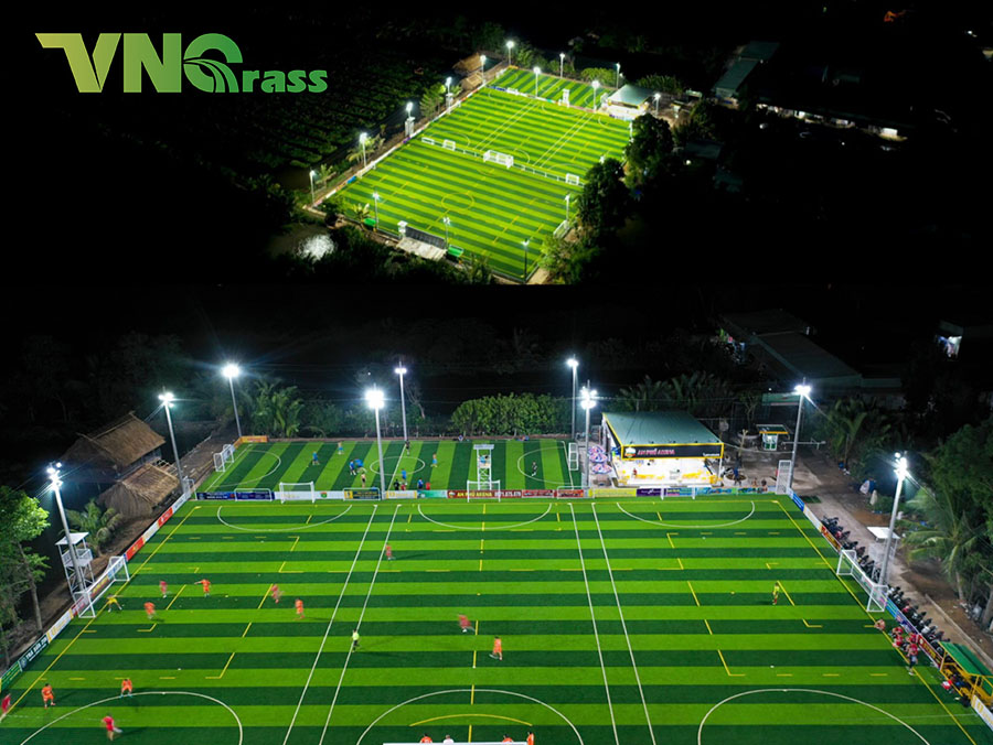 Sân bóng đá cỏ nhân tạo tại Quảng Nam do VNGrass thi công
