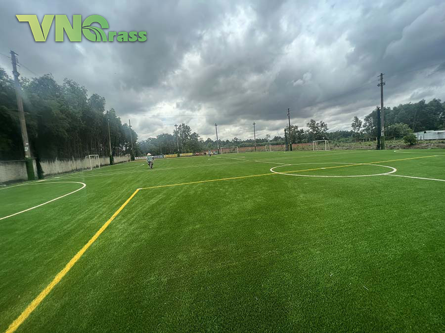 Thi công sân bóng đá cỏ nhân tạo tại Đồng Tháp