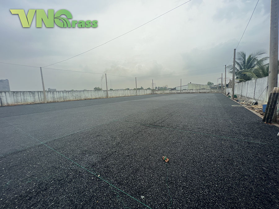 Mặt nền sân bóng đá cỏ nhân tạo tại Ninh Thuận