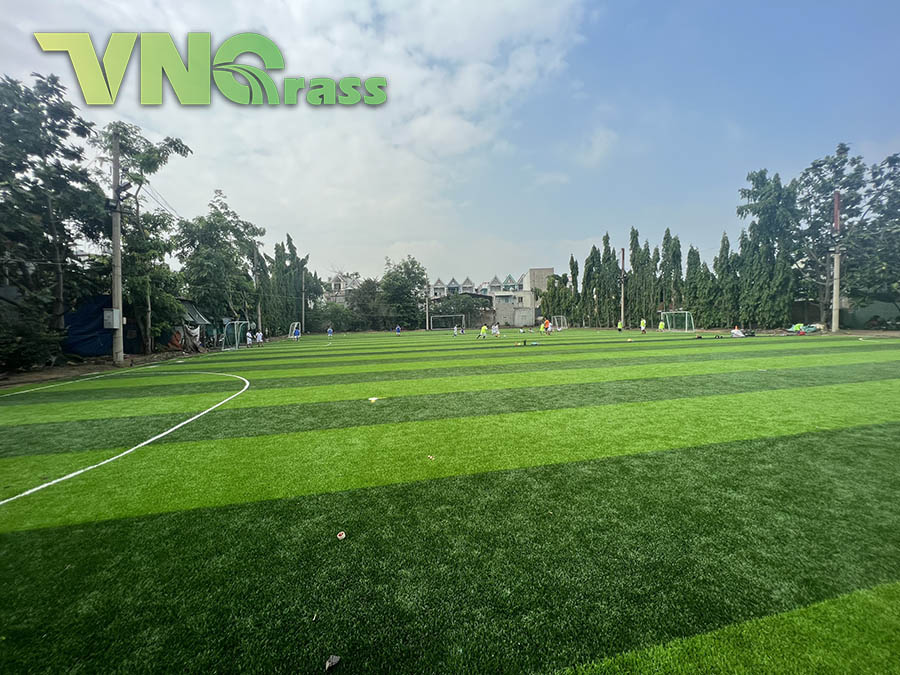 Thi công sân bóng đá cỏ nhân tạo tại Phú Yên